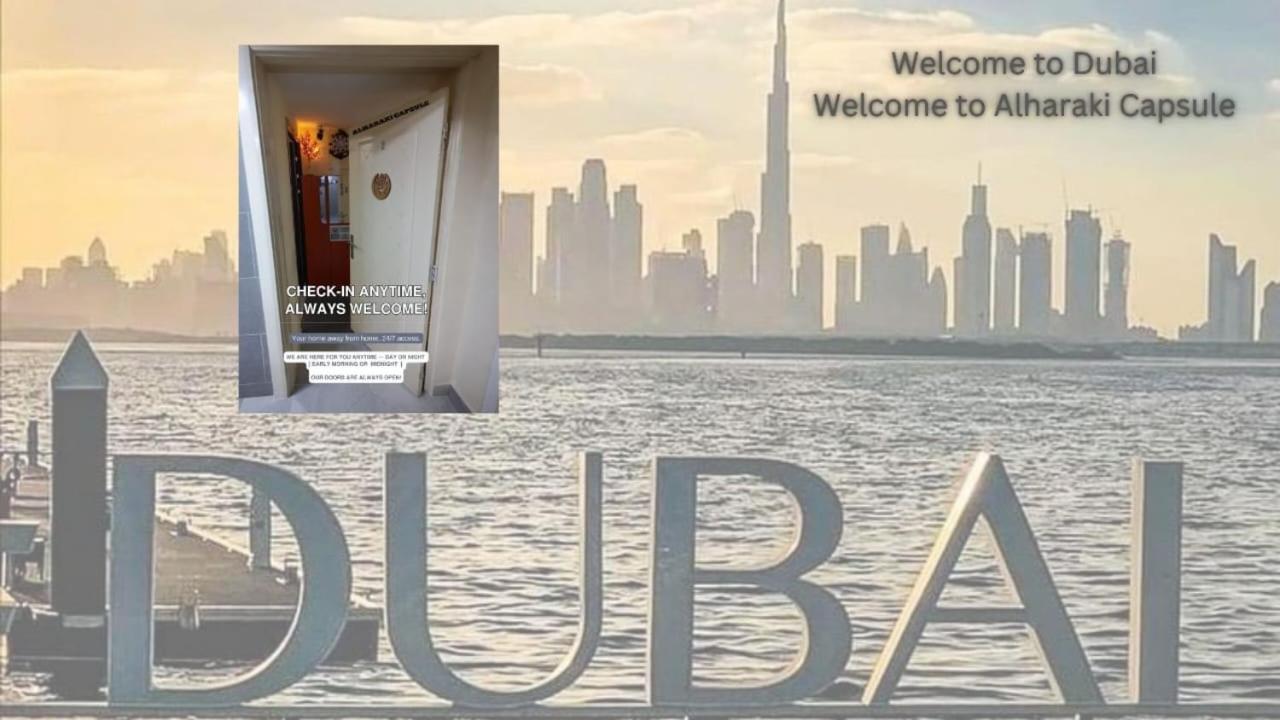 Alharaki Capsule Bed & Breakfast Dubai Exterior photo